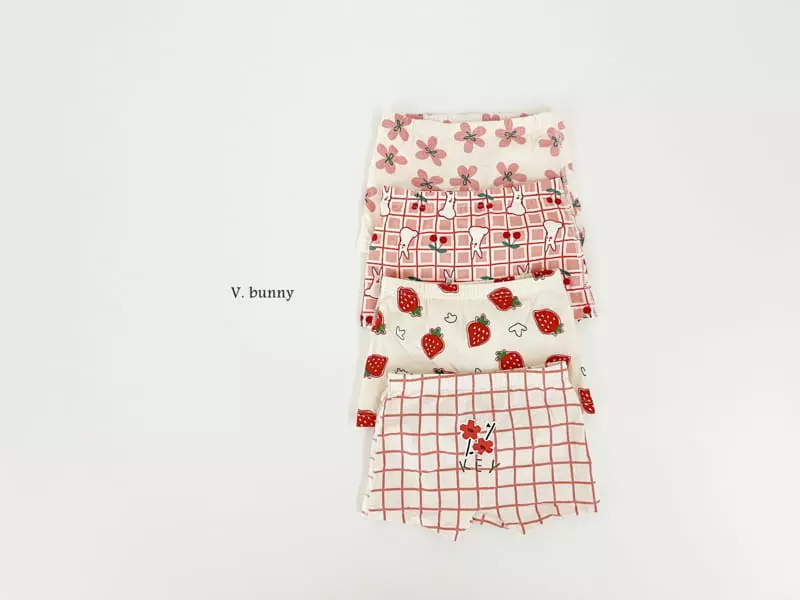 V Bunny - Korean Children Fashion - #childofig - Straw Under Pants Set - 8
