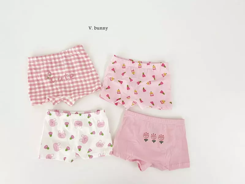 V Bunny - Korean Children Fashion - #childrensboutique - Strawberry Under Pants - 7