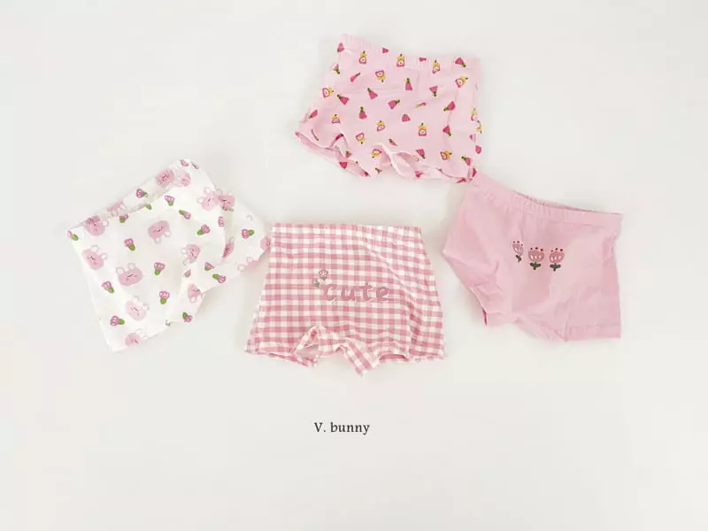 V Bunny - Korean Children Fashion - #designkidswear - Strawberry Under Pants - 8