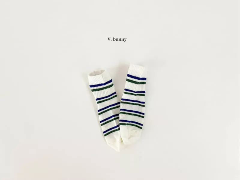 V Bunny - Korean Children Fashion - #discoveringself - Ex Socks Set - 2