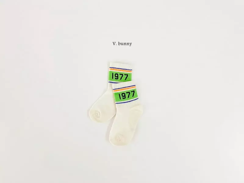 V Bunny - Korean Children Fashion - #fashionkids - Sheel Tic Socks Set - 3
