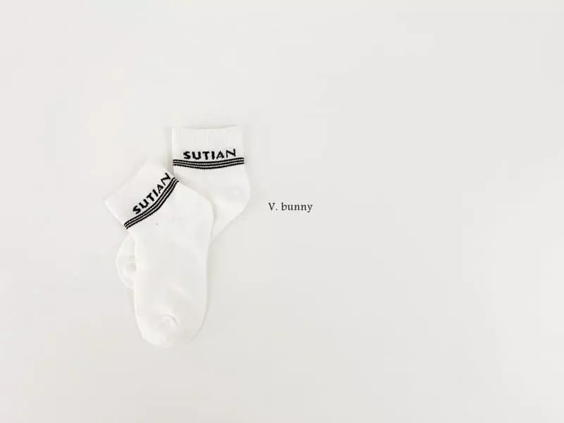 V Bunny - Korean Children Fashion - #kidsshorts - Lucky Socks Set - 5