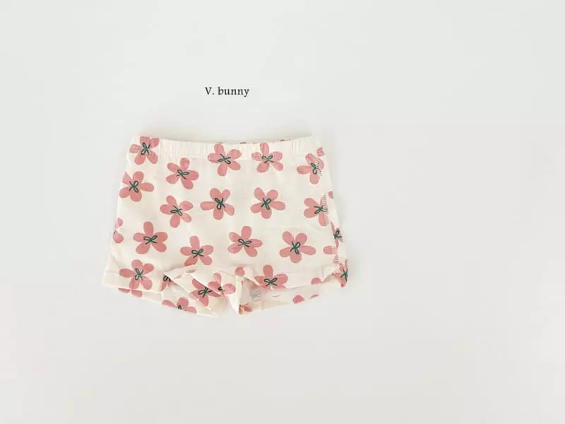 V Bunny - Korean Children Fashion - #kidzfashiontrend - Straw Under Pants Set - 2