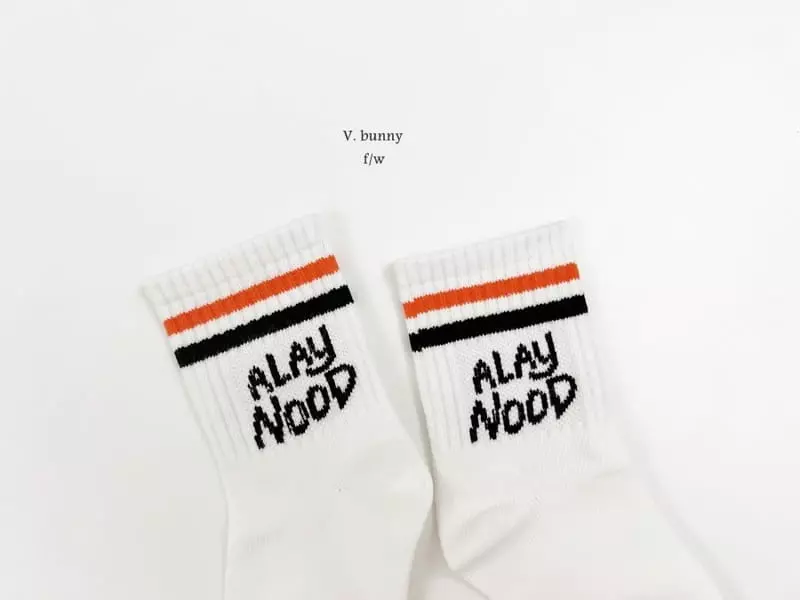 V Bunny - Korean Children Fashion - #littlefashionista - Erro Socks Set - 3