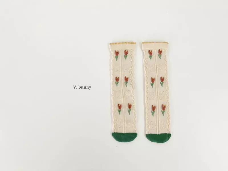 V Bunny - Korean Children Fashion - #magicofchildhood - Nono Socks Set - 3