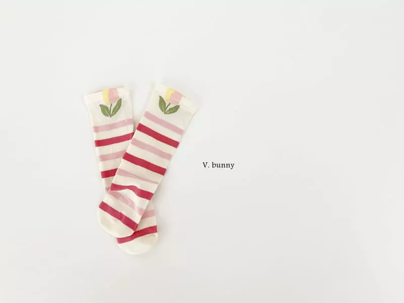 V Bunny - Korean Children Fashion - #minifashionista - Daldal Socks Set