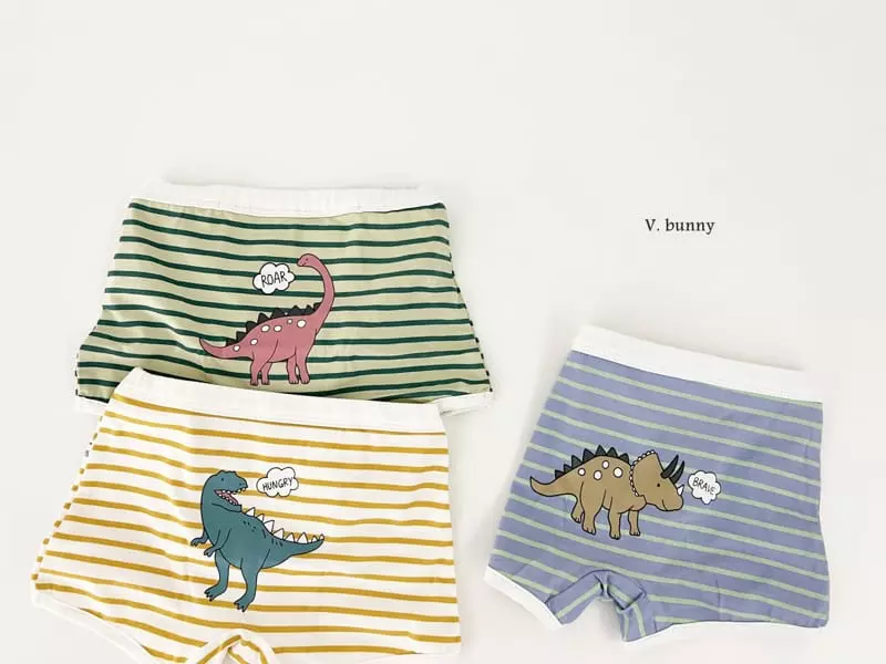 V Bunny - Korean Children Fashion - #minifashionista - Dino Under Pants - 9
