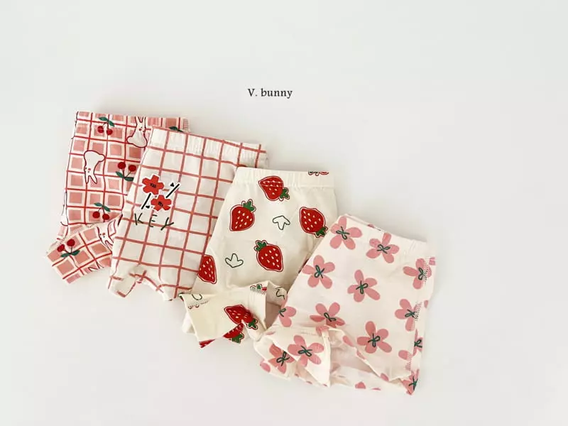 V Bunny - Korean Children Fashion - #minifashionista - Straw Under Pants Set - 6
