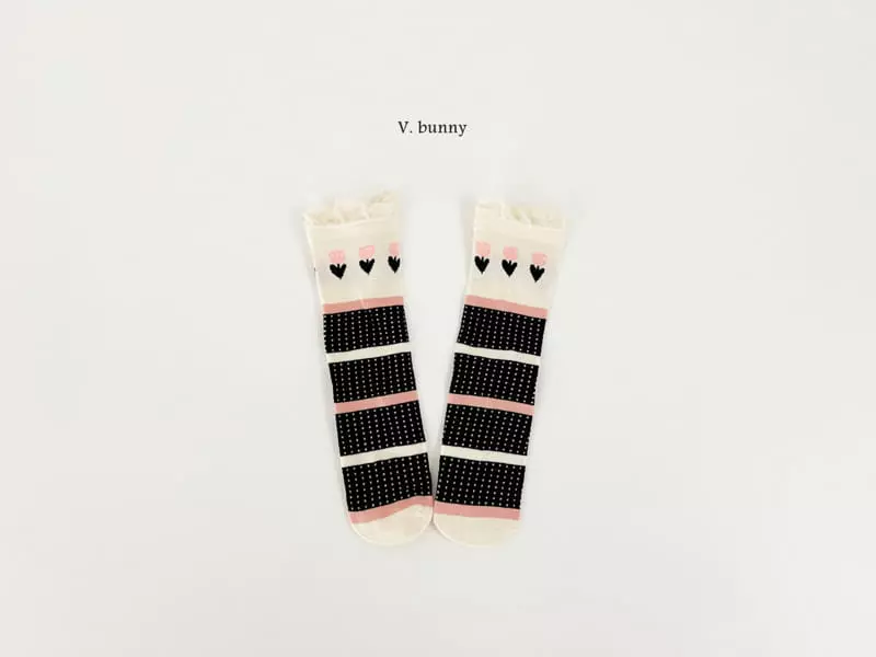 V Bunny - Korean Children Fashion - #prettylittlegirls - Lovely Rabbit Socks Set