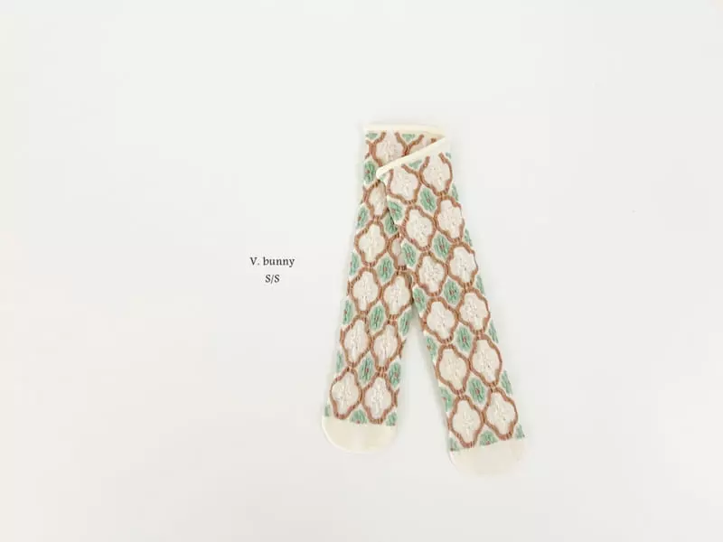 V Bunny - Korean Children Fashion - #todddlerfashion - Pure Socks Set - 3