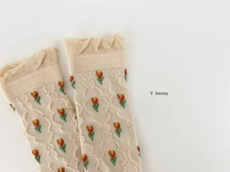 V Bunny - Korean Children Fashion - #todddlerfashion - Nono Socks Set - 6