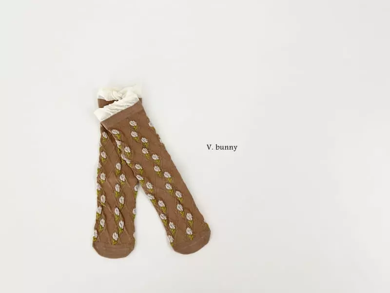 V Bunny - Korean Children Fashion - #toddlerclothing - Fomfom Socks Set - 5