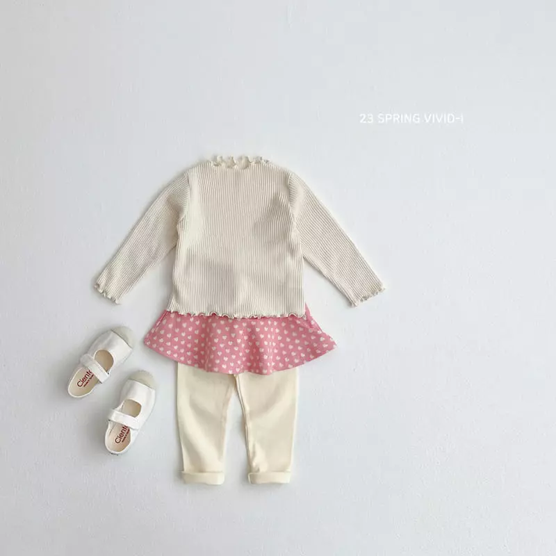 Vivid I - Korean Children Fashion - #Kfashion4kids - Paint Skirt Leggings - 7