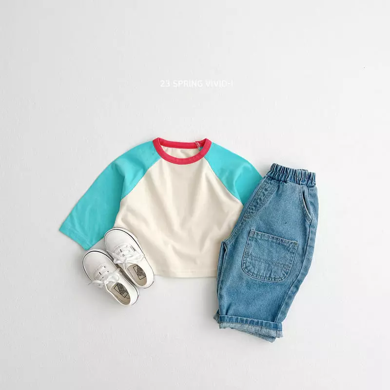 Vivid I - Korean Children Fashion - #Kfashion4kids - Candy Raglan Tee - 2