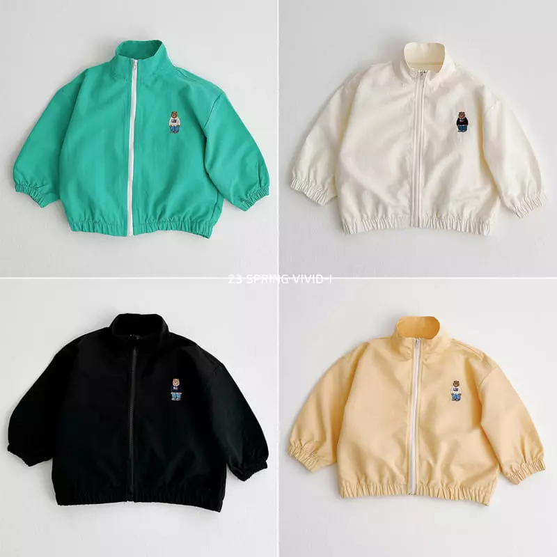 Vivid I - Korean Children Fashion - #childofig - Vivid Windbreaker - 3