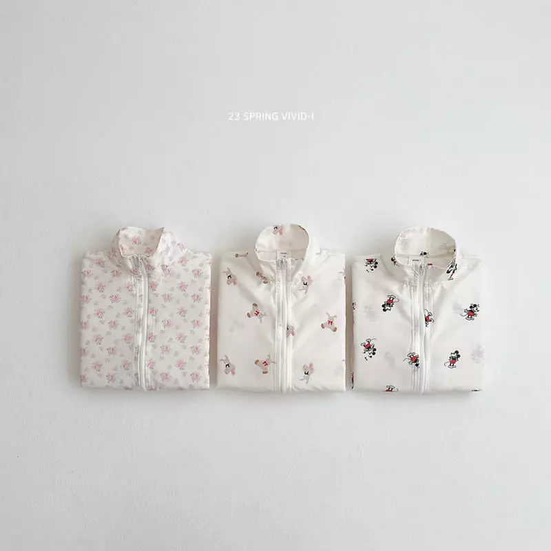 Vivid I - Korean Children Fashion - #childofig - Paint Windbreaker