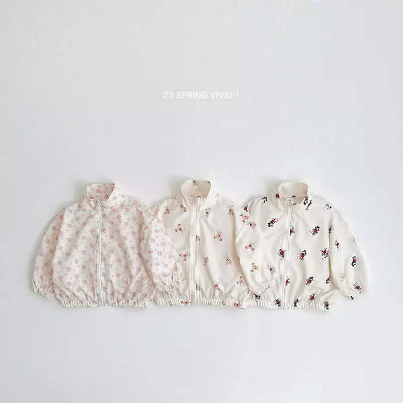 Vivid I - Korean Children Fashion - #childofig - Paint Windbreaker - 2