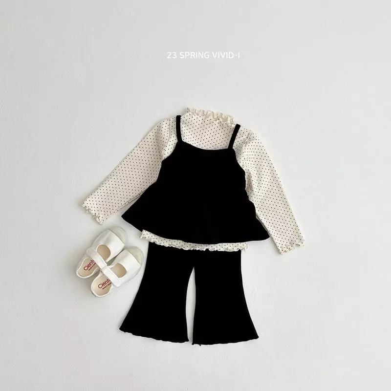 Vivid I - Korean Children Fashion - #childofig - Paint Rib Terry Tee - 8