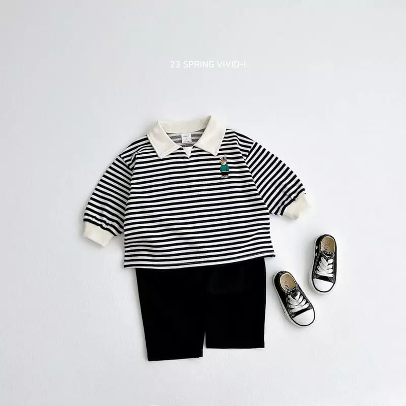 Vivid I - Korean Children Fashion - #childofig - Rabbir Embrodiery Tee - 3