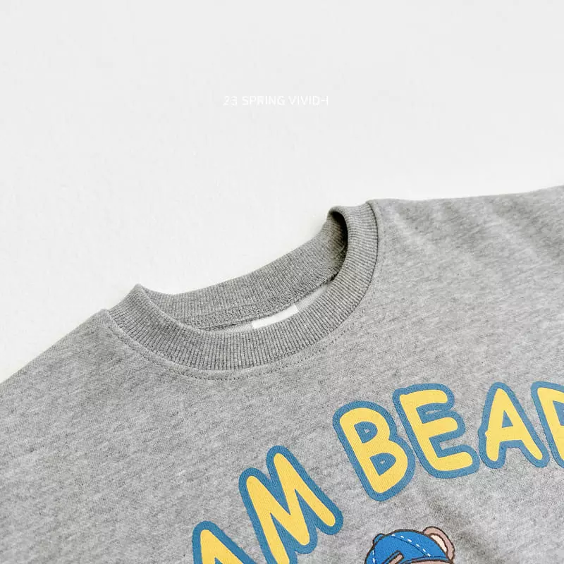 Vivid I - Korean Children Fashion - #childofig - I Am  Bear Top Bottom Set - 12