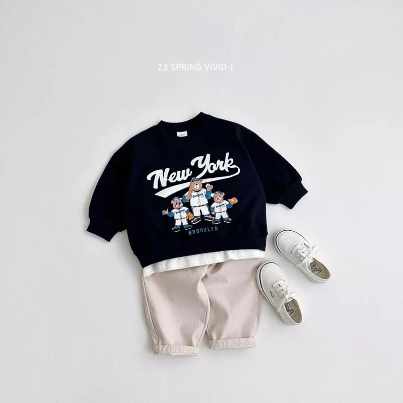 Vivid I - Korean Children Fashion - #childofig - Baseball Top Bottom Set - 11