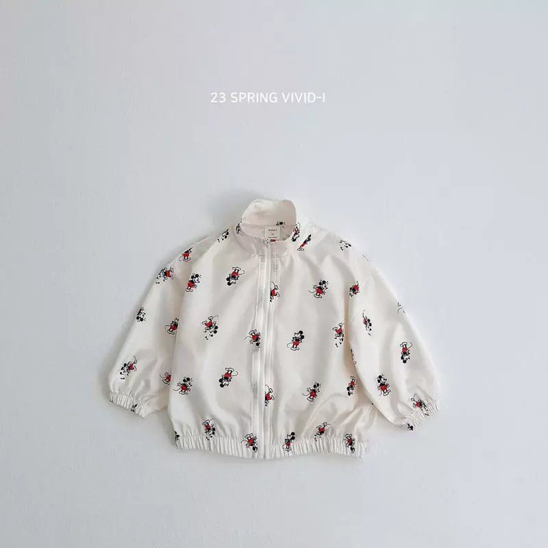 Vivid I - Korean Children Fashion - #childrensboutique - Paint Windbreaker - 3