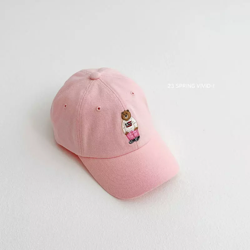 Vivid I - Korean Children Fashion - #childrensboutique - Spring Bear Ball Cap - 2
