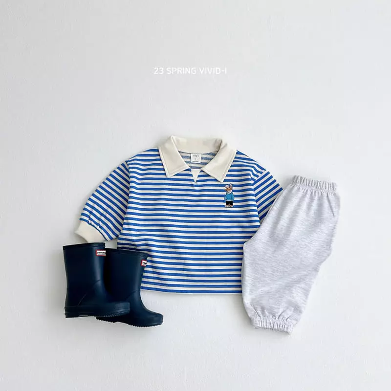 Vivid I - Korean Children Fashion - #childofig - Rabbir Embrodiery Tee - 4