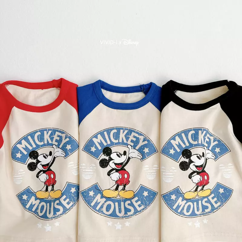 Vivid I - Korean Children Fashion - #childrensboutique - D Vintage Raglan Tee