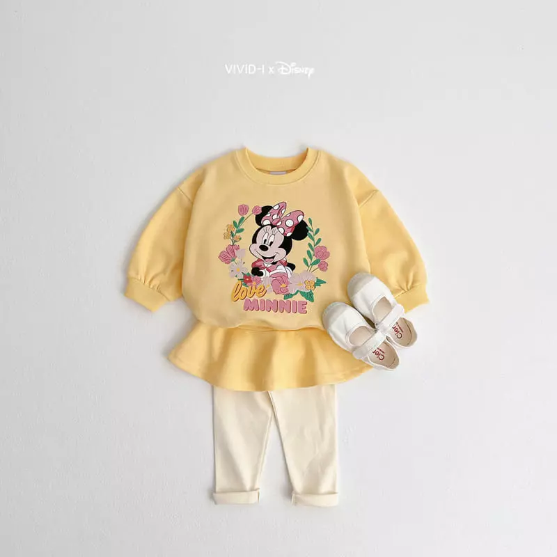 Vivid I - Korean Children Fashion - #childrensboutique - D Flower Skirt Top Bottom Set - 3