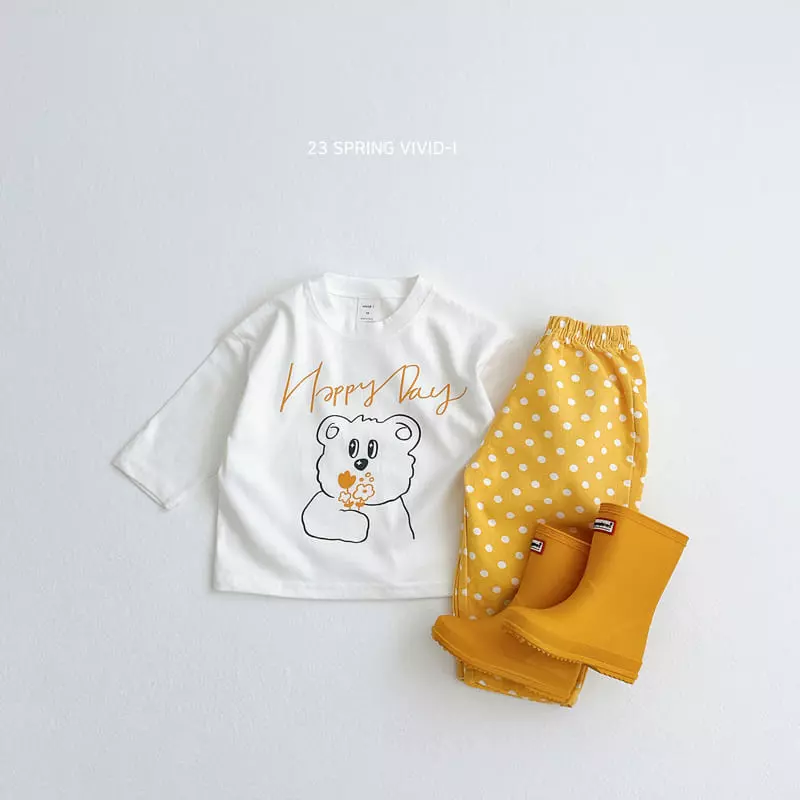 Vivid I - Korean Children Fashion - #childrensboutique - Happy Check Top Bottom Set - 10