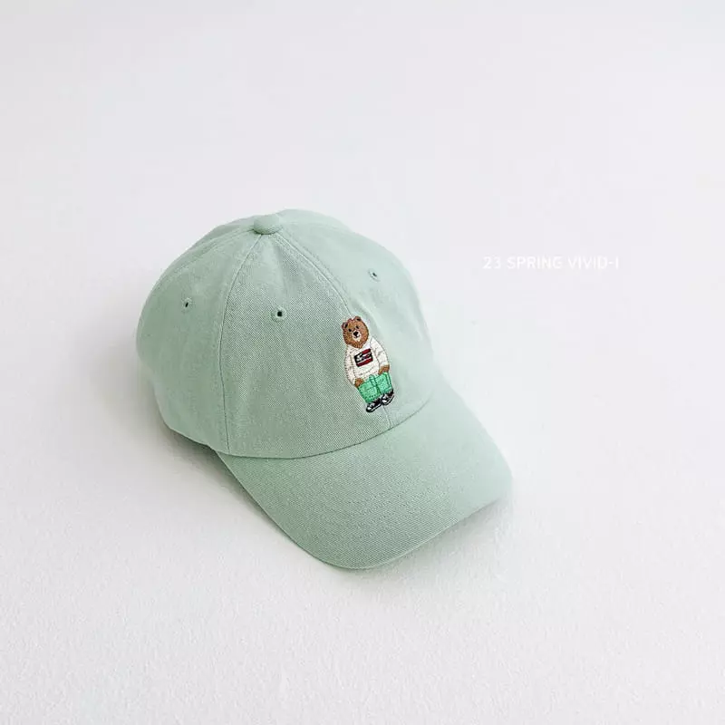 Vivid I - Korean Children Fashion - #designkidswear - Spring Bear Ball Cap - 3