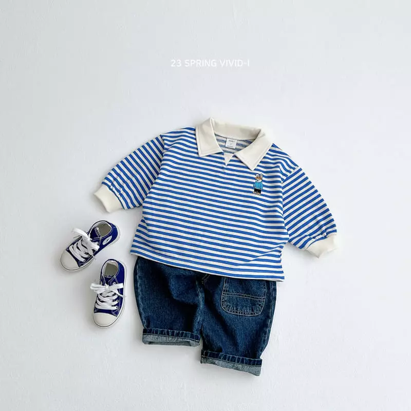 Vivid I - Korean Children Fashion - #designkidswear - Rabbir Embrodiery Tee - 5