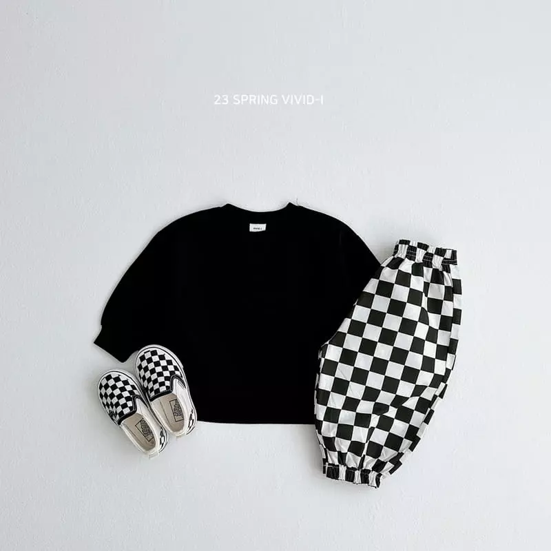 Vivid I - Korean Children Fashion - #designkidswear - Soft Embo Top Bottom Set - 7