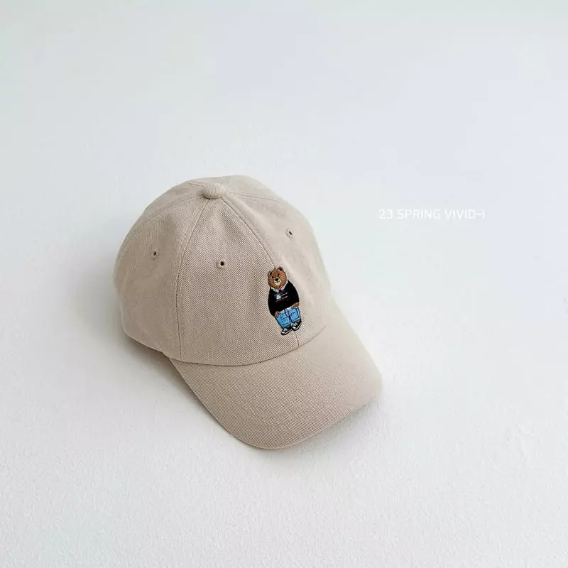 Vivid I - Korean Children Fashion - #designkidswear - Spring Bear Ball Cap - 4