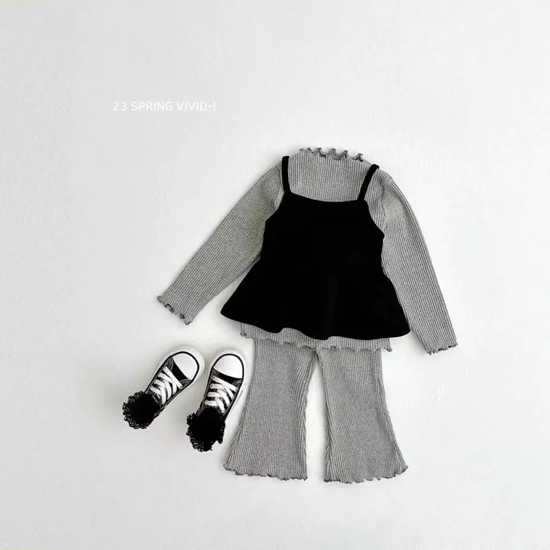 Vivid I - Korean Children Fashion - #discoveringself - Muzi Rib Tee - 10