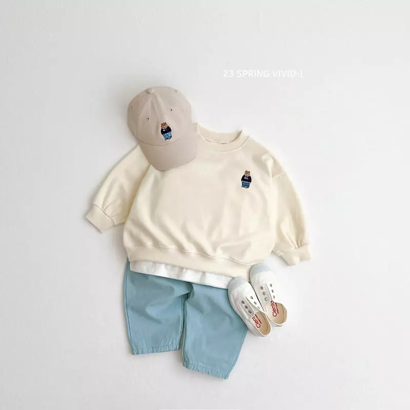 Vivid I - Korean Children Fashion - #discoveringself - Mini Bear Sweatshirt - 9