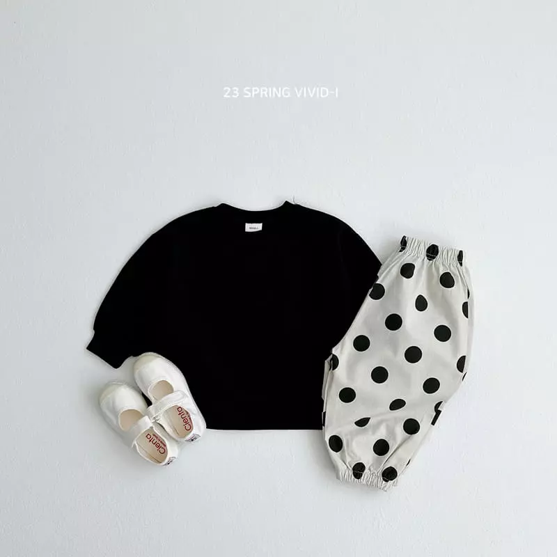 Vivid I - Korean Children Fashion - #discoveringself - Soft Embo Top Bottom Set - 8