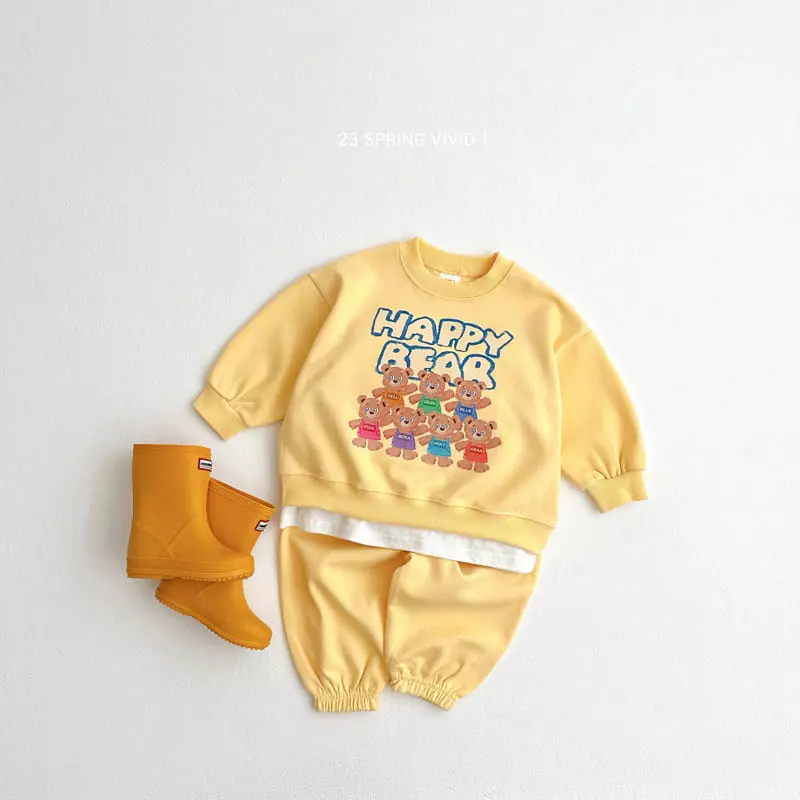 Vivid I - Korean Children Fashion - #fashionkids - Rainbow Bear Hoody - 9