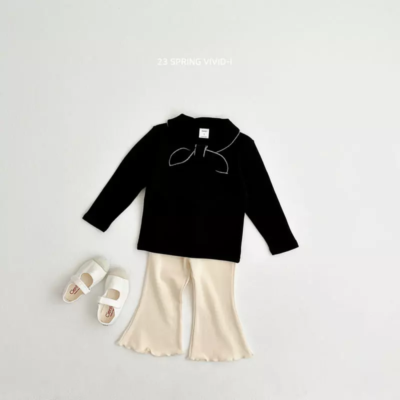 Vivid I - Korean Children Fashion - #kidsshorts - Point Ribbon Tee - 7