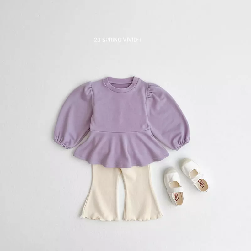 Vivid I - Korean Children Fashion - #kidsstore - Furea Top Bottom Set - 7