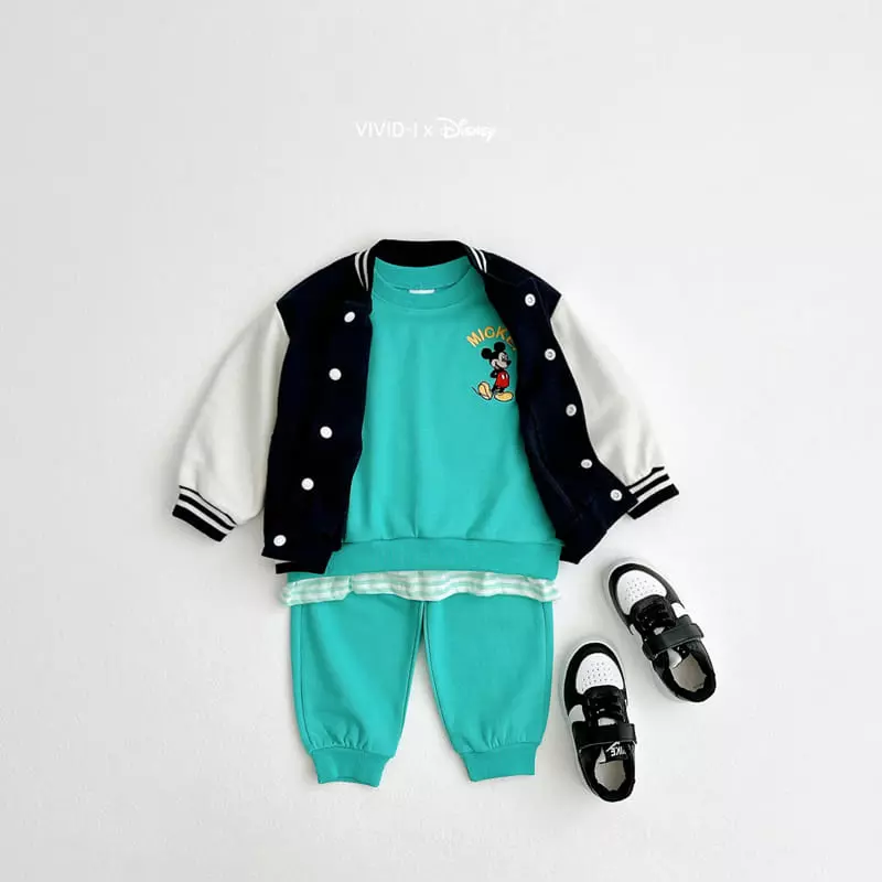 Vivid I - Korean Children Fashion - #kidzfashiontrend - Basic Baseball Jumper - 12