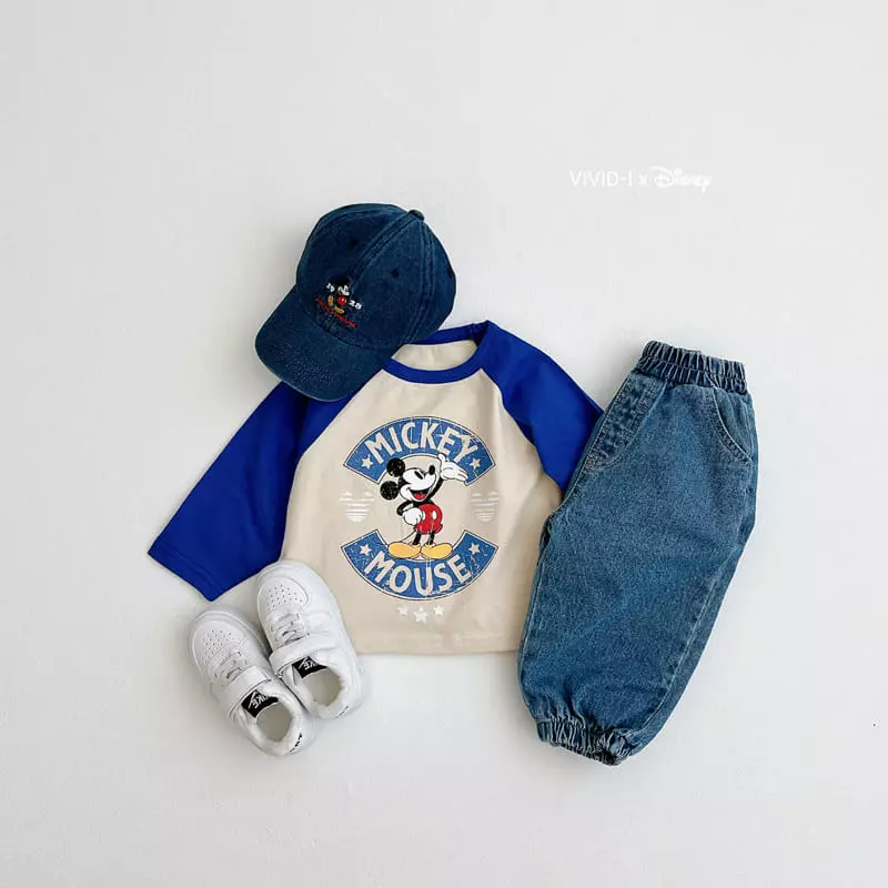 Vivid I - Korean Children Fashion - #kidzfashiontrend - D Vintage Raglan Tee - 7