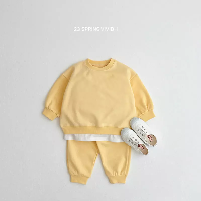 Vivid I - Korean Children Fashion - #kidzfashiontrend - 23 Spring Top Bottom Set - 7