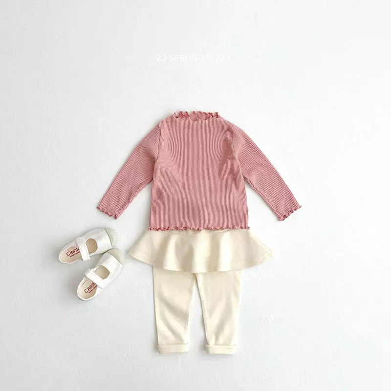 Vivid I - Korean Children Fashion - #littlefashionista - Spring Skirt Leggings - 7