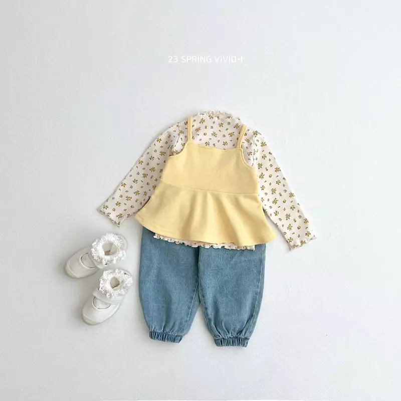 Vivid I - Korean Children Fashion - #Kfashion4kids - Muzi Bustier - 4