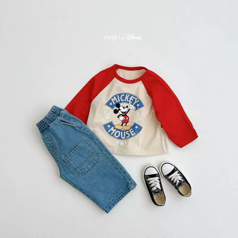 Vivid I - Korean Children Fashion - #littlefashionista - D Vintage Raglan Tee - 9