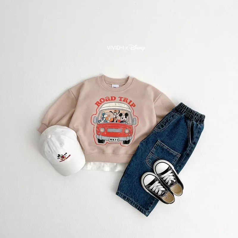 Vivid I - Korean Children Fashion - #littlefashionista - D Bus Sweatshirt - 8