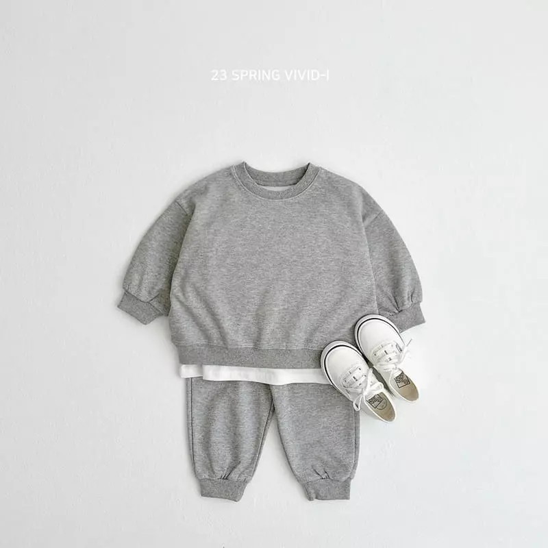 Vivid I - Korean Children Fashion - #littlefashionista - 23 Spring Top Bottom Set - 9