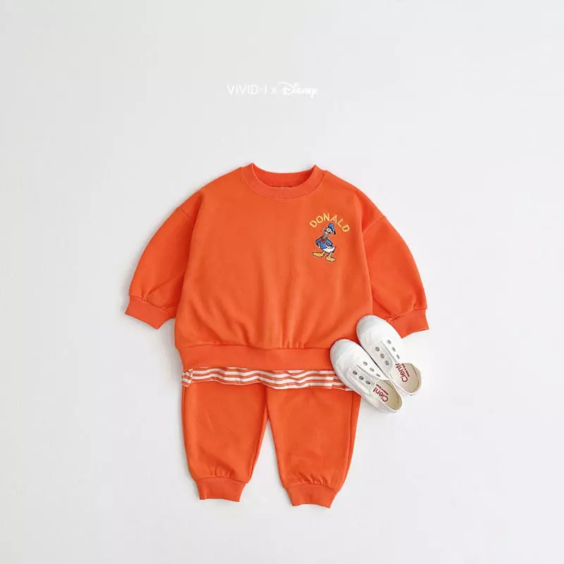 Vivid I - Korean Children Fashion - #littlefashionista - Friends Layered Top Bottom Set - 3